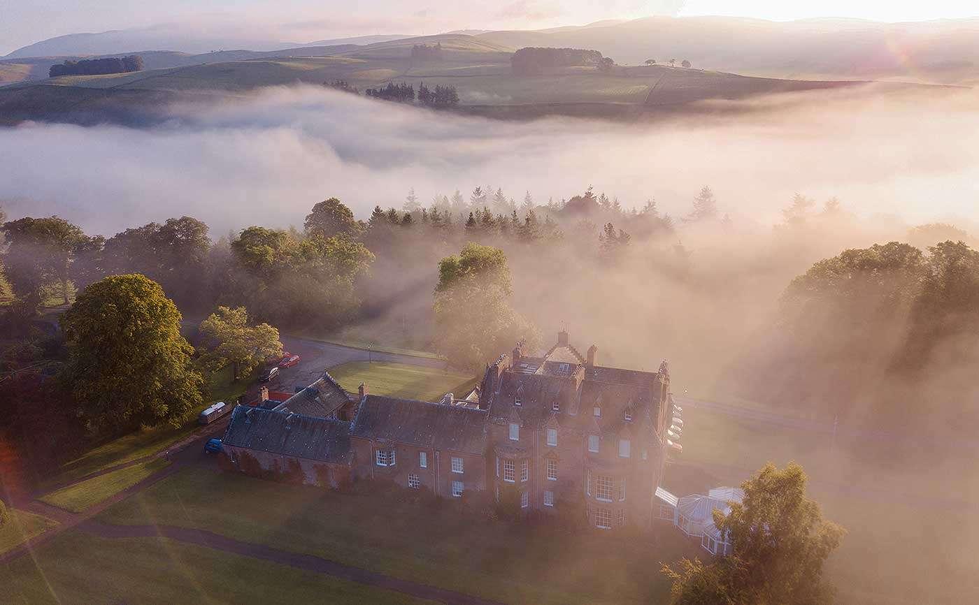 Gasthaus Cringletie House Peebles Exterior foto